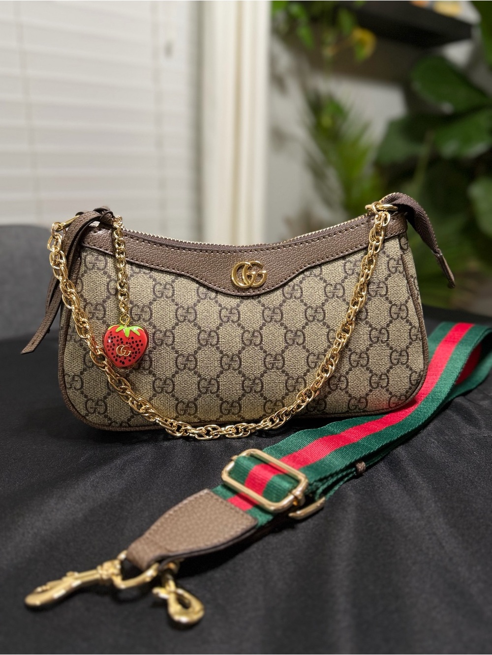 Gucci and Ophidia small shoulder bag